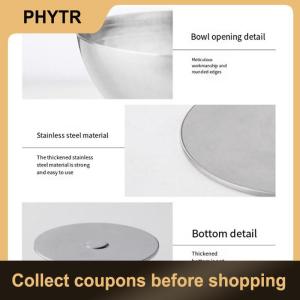 【PHYTR】 2023 New Stainless Steel Goblet Cup Ice Cream Dessert Salad Bowl Fruit Plate Snack Dish KTV Bar Supplies