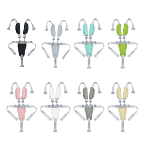 Da PU mềm đai an toàn cho ghế cao có thể điều chỉnh 5 điểm vành đai cho trẻ sơ sinh ăn ghế xe đẩy phụ kiện phổ quát