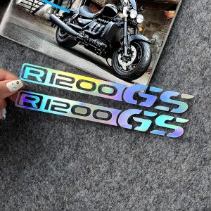 อุปกรณ์เสริมหมวกรูปลอกโครงสร้างนอกกระจกหน้ารถหน้าสำหรับรถ BMW และ R1200GS รถผจญภัยสะท้อนแสงสติกเกอร์ติดมอเตอร์ไซค์จักรยานยนต์