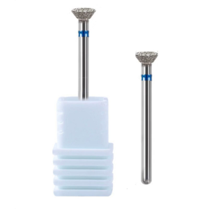 หัวเจียรเล็บสำหรับเล็บอะคริลิคเล็บปลอมสีดำ-เงินไฟฟ้าเล็บแบบศิลปะสำหรับเล็บเจลหนังกำพร้า