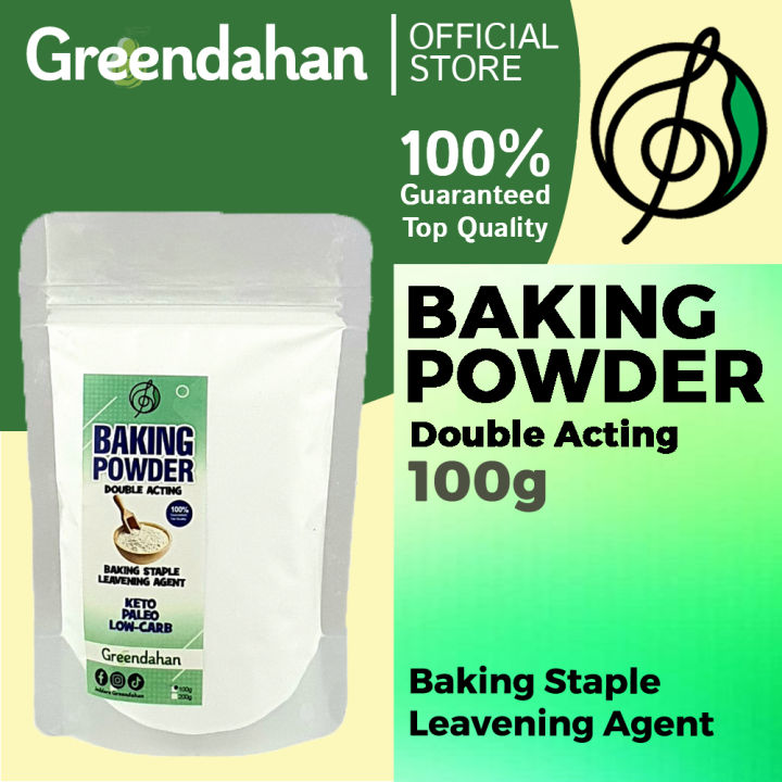 GREENDAHAN Baking Powder (Double Acting) 100g Lazada PH
