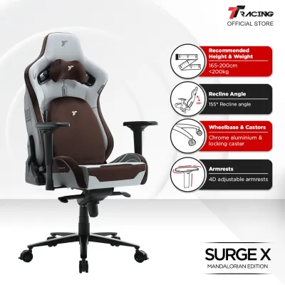 TTRacing Surge X Gaming Chair Ergonomic Home Office Chair Study Chair - 2 Years Official Warranty
