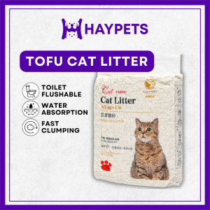 HAYPETS Tofu Cat Litter Tofu Litter Pasir Kucing Murah Pasir Kucing Wangi Cat Tofu Litter Kucing Toufu Cat Sand 豆腐猫砂 6L