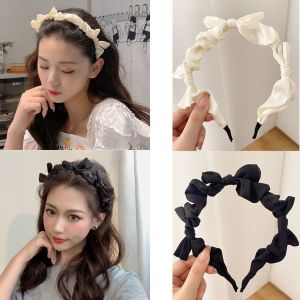Princess Satin Bow Headband for Women Hair Accessories