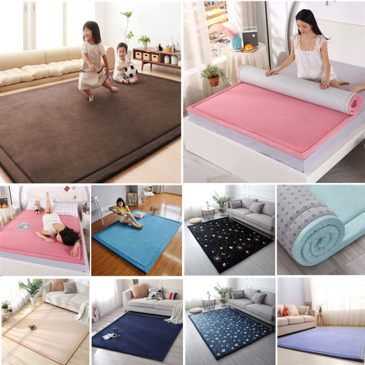150*200CM Thick Soft Baby Living Room Non-slip Tatami Mats Carpet Floor Mat  Playmat Lazada PH
