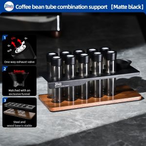 Bincoo cà phê đậu hộp nhỏ bịt kín với Giá Van cà phê đậu lưu trữ Jar