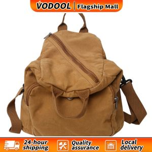 【Fast delivery】 Lightweight Canvas Tote Bag for Women with Crossbody Style and Adjustable Strap for Daily Use