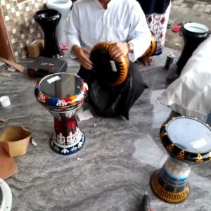 DARBUKA MOTIF 8INC + TAS GRATIS KUNCIL