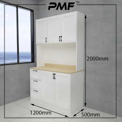 PMF Full Set Kitchen Cabinet/ Hanging Cabinet/ Almari Dapur/ Wall Cabinet/ Kitchen Rack/ Storage Rack / Rack / Almari / Rak / Kitchen Rack