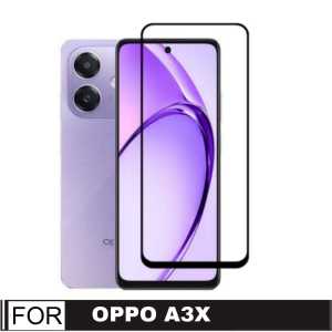 Promo Tempered Glass Oppo A3X Anti Gores Layar Tepi Hitam