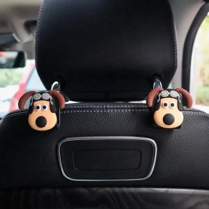 【Pphha】Sanrio Car Doll Hook Cartoon Anime Kuromi Mymelody Plush Car Seat Headrest Hook Organizer Storage Holder Auto Interior Accessories