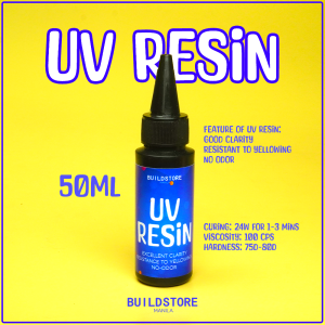 UV Resin 100g | Crystal Clear Hard Type Ultraviolet Fast Curing UV torch UV lamp UV light | Nail Glue Crystal Clear Ultraviolet Curing Epoxy Resin Resin Jewelry Production