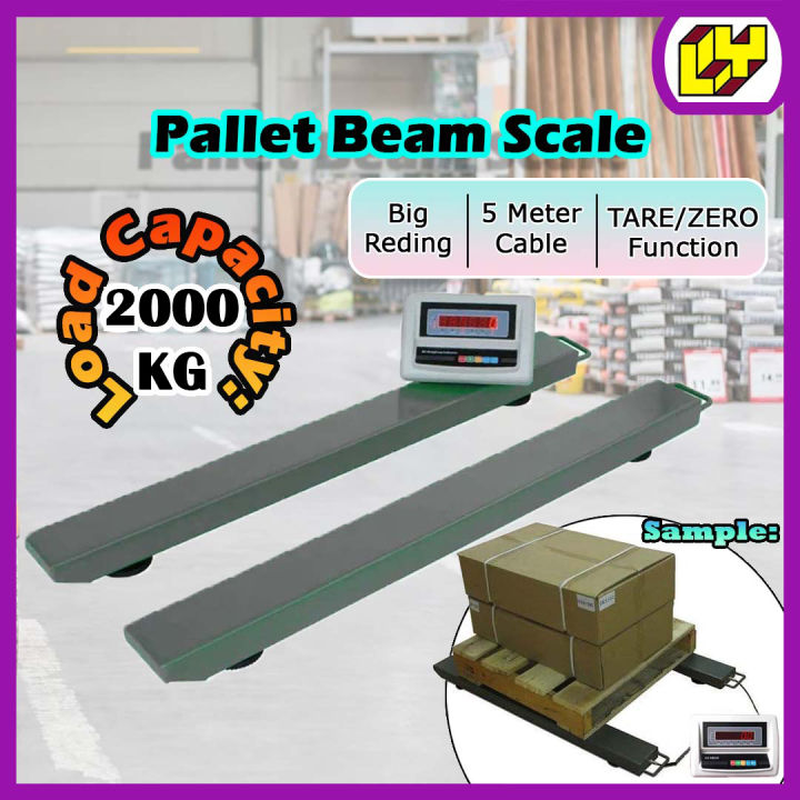 2000kg Pallet Scale Floor Bar Scale Beam Scale Pallet Weighing Scale Weigh Beam Floor Platform 5493