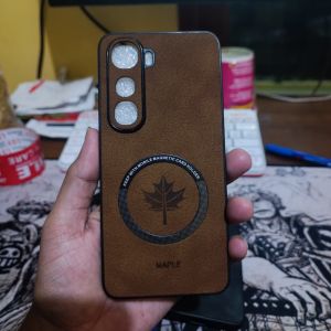 Maple Leaf Leather Case VIVO Y400 | IQOO Z10 LITE Softcase Leather Magsafe