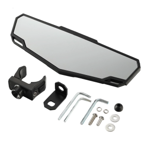 Wide Angle Convex Rear View Mirror Suitable For Off Roading Vehicles Adjustable Mounting Bracket Fit Multiple UTV Models