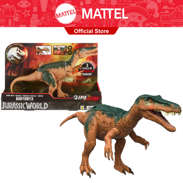 Jurassic World Epic Attack Dinosaur Toys with Light and Sounds