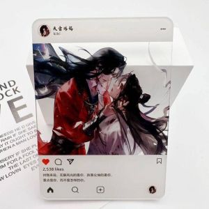 Tian Guan Ci Fu Xie Lian Hua Cheng Acrylic Transparent Card Photo Props Diy Card Anime Peripl Cute Heaven s Blessing Collectible Ornaments Holiday Gift Toy