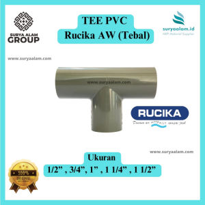 TEE 1/2 INCH RUCIKA / TEE 1/2" / SAMBUNGAN PIPA