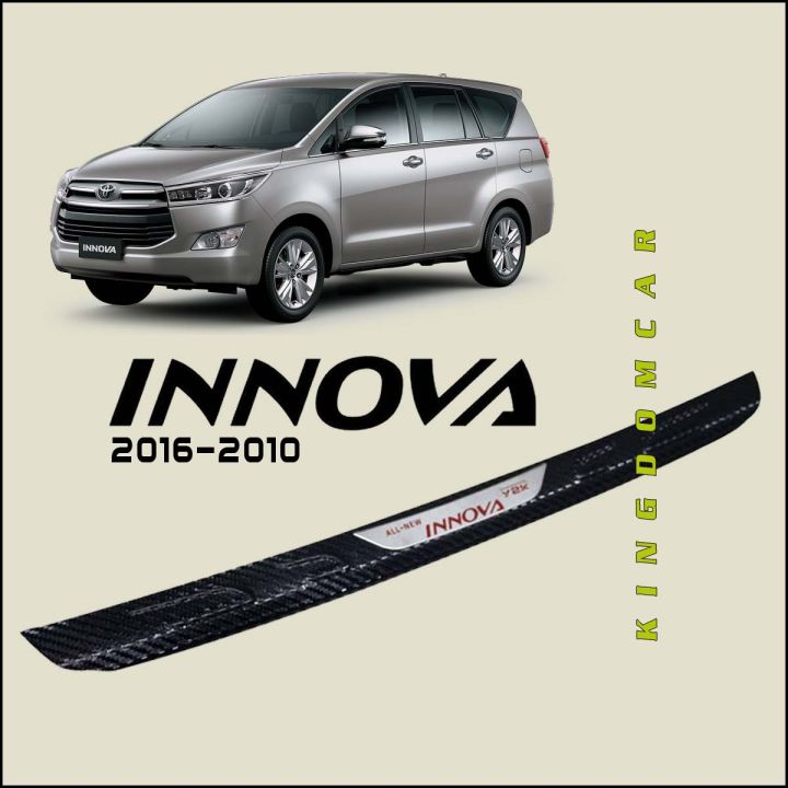 (Carbon) Rear Back Stepsill for Toyota Innova 2016 to 2020 | Lazada PH