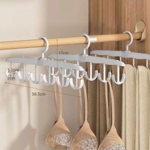Buy 1 Take 2 18 Hooks Bra Hanger Non-Slip Lingerie Organizer Underwear Ties Straps Space Saving