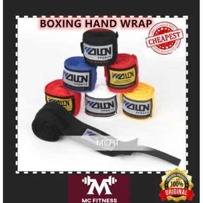 MCFIT [2Pcs/Pack] Boxing Hand Wrap Wraps MMA Muay Thai Kick Boxing Handwraps for Training Bandages 1.5/2.5/3/5M 武术拳击泰绑手