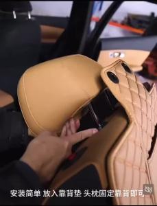 secr For Geely EX5 EM-i Starray EM-i Proton eMas 7 P145 2025~2027 2026 leather Car Trunk Mat Tray Pad Interior Protector Accessories 2B5Z7