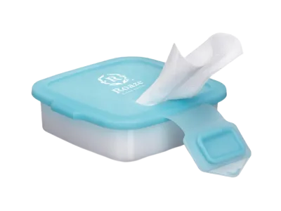 Roaze Silicone wipes dispenser Free Roaze Baby Dry Wipes (Gentle) 10pcs x 2packs