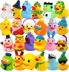 Christmas Rubber Duck Blind Advent Calendar Christmas Vinyl Duck Blind Countdown Christmas Gift Set