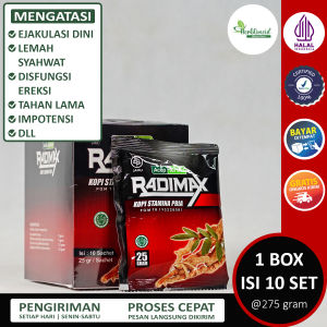 RADIMAXXX Kopi Atasi Durasi Pendek Meningkatkan Libid oo Obat Penunjang Performa Pria Atasi Lemah Sahwat Disfungsi Seksual Kurang Ber Gairah dan Ejakulasi Dini - Sudah BPOM Halal MUI ( Bergaransi Resmi )