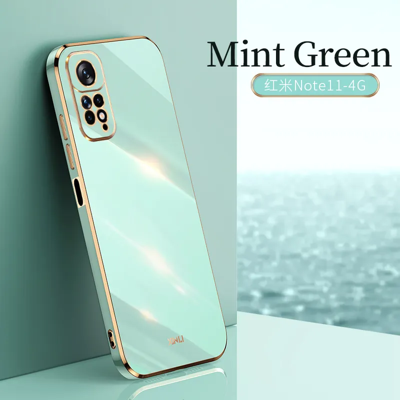 Xiaomi Redmi note 11 4G Case Luxury Plating Casing Redmi Note 11S ...