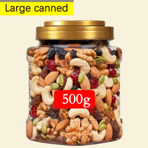 【Extra large Bottle】Trail Mix Daily mixed nuts and fruits Dry Fruit Snack fruit and nut granules cashews walnuts almonds Extra large can