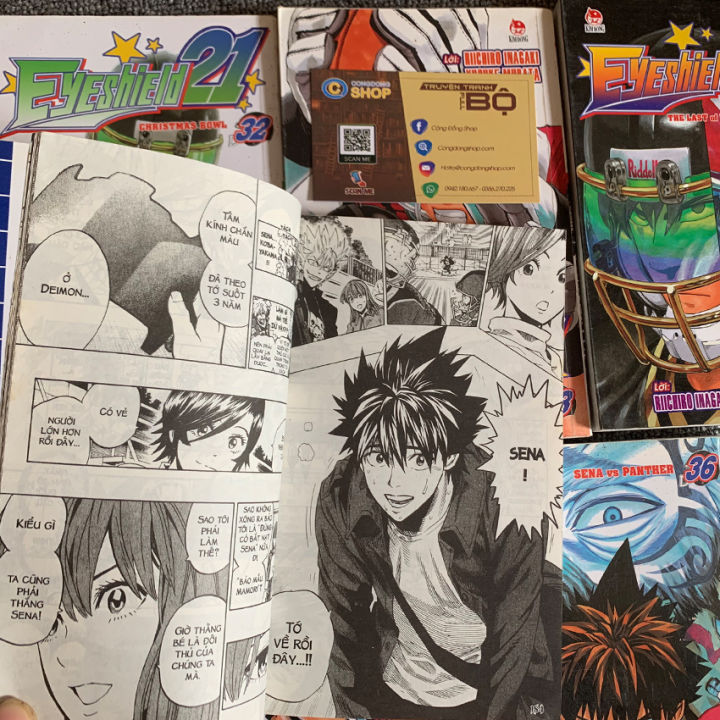 Truyện Eyeshield 21 Trọn Bộ 37 tập - Sách truyện Full bộ