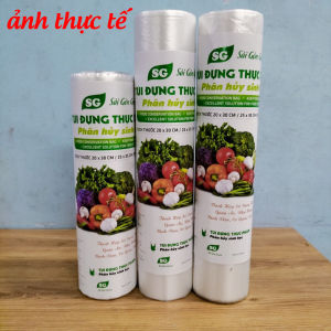 Túi Đựng Thực Phẩm Chất Liệu HDFE Tự Phân Hủy Sinh Học Cao Cấp Set 3 Size Tiện Lợi An Toàn Bảo Quản Thực Phẩm Tủ Lạnh Tủ Đông Dieulinhshop