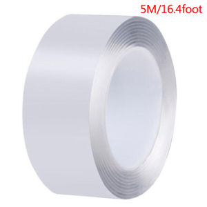 LEI 1 2 3 5M Nano Tape Double Sided Tape Transparent Reusable Waterproof Adhesive Tapes Cleanable Kitchen Bathroom Supplies Tapes