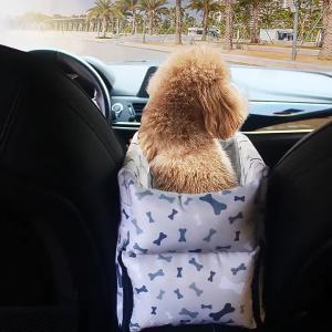 Small Dog Exclusive Center Console Armrest Car Dog Cage Safety SeatCar Anti-Dirt Cat and Dog Bed