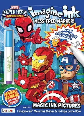 Bendon Imagine Ink Magic Ink Coloring Book