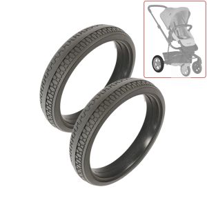 Buggy Tire For Easy walker Harvey 2/3 Front or Rear Wheel PU Tubeless Customized Tyre Cover Compatible Baby Stroller Accessories