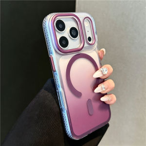 Matte Translucent Original Color for Magsafe Magnetic Case For iPhone 17Pro 18Pro 17Pro Max Anti-Slip Bumper Hard Back Cover