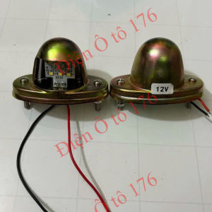 COMBO 2 đèn soi biển số sắt đèn soi biển số xe tải. Điện 12v và 24v
