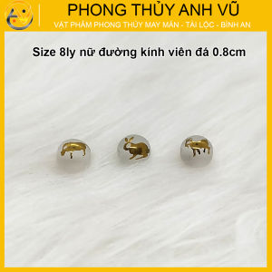 3 viên tam hợp hợi mão mùi mã não trắng - Vòng tay tam hợp quý nhân quý thần - Bảo hành 12 tháng
