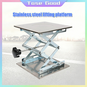 Tase Good Adjustable Stainless Steel Lifting Table Woodworking Laboratory Manual Stand