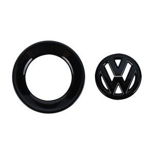 ABS Car Steering Wheel Emblem Sticker For Volkswagen VW Golf Polo Tiguan T5 Passat B8 T-roc T6 Touran GTI Rline Touareg Scirocco
