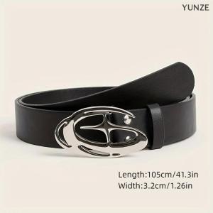 [COD] YUNZE Y2K Hollow PU Leather Fashion Punk Belt For Men Women Street Vintage Gothic Waistband Trendy Accessories