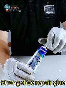【Special Offer】Clear Flexible Shoe Glue Waterproof Strong Adhesive for Leather Sneakers Canvas Rubber Boots Repair Heavy Duty Shoemaker Bonding Agent Non Toxic Quick Drying Shoe Factory Grade