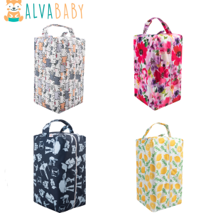 U PICK ALVABABY Diaper Pod with Double TPU Layers Cloth Diaper Bag Reusable Diaper Bag  Waterproof Nappy Bag