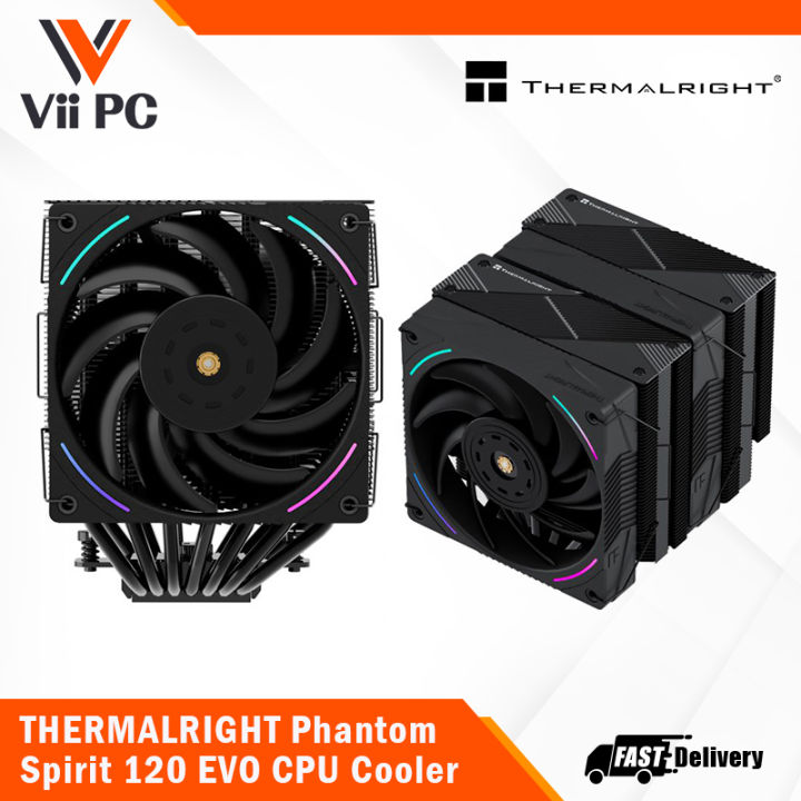 Thermalright Phantom Spirit 120 EVO CPU Cooler - 7 Heat Pipe Dual Tower Air Cooler Thermalright Phantom Spirit 120 Evo Review