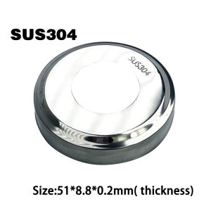 Round Square Tube Cover Tubular Foot Cover 304 Stainless Steel