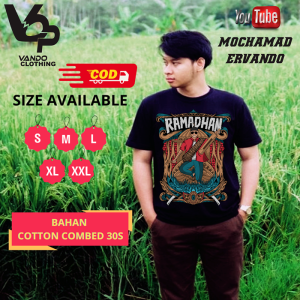 Kaos Lebaran Baju Kaos Pria Wanita Cotton Combed 30s Terbaru