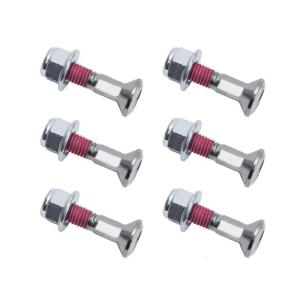 Durable M8x30 Anti Corrosion Chainwheel Sprocket Bolt Locking Flange Nut Kit Suitable for Offroads Motorcycles Universal