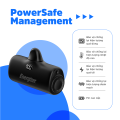 Sạc dự phòng Energizer 4600mAh UE4600PQ - thiết kế nhỏ gọn tiện lợi, tích hợp sạc nhanh 22.5W. 